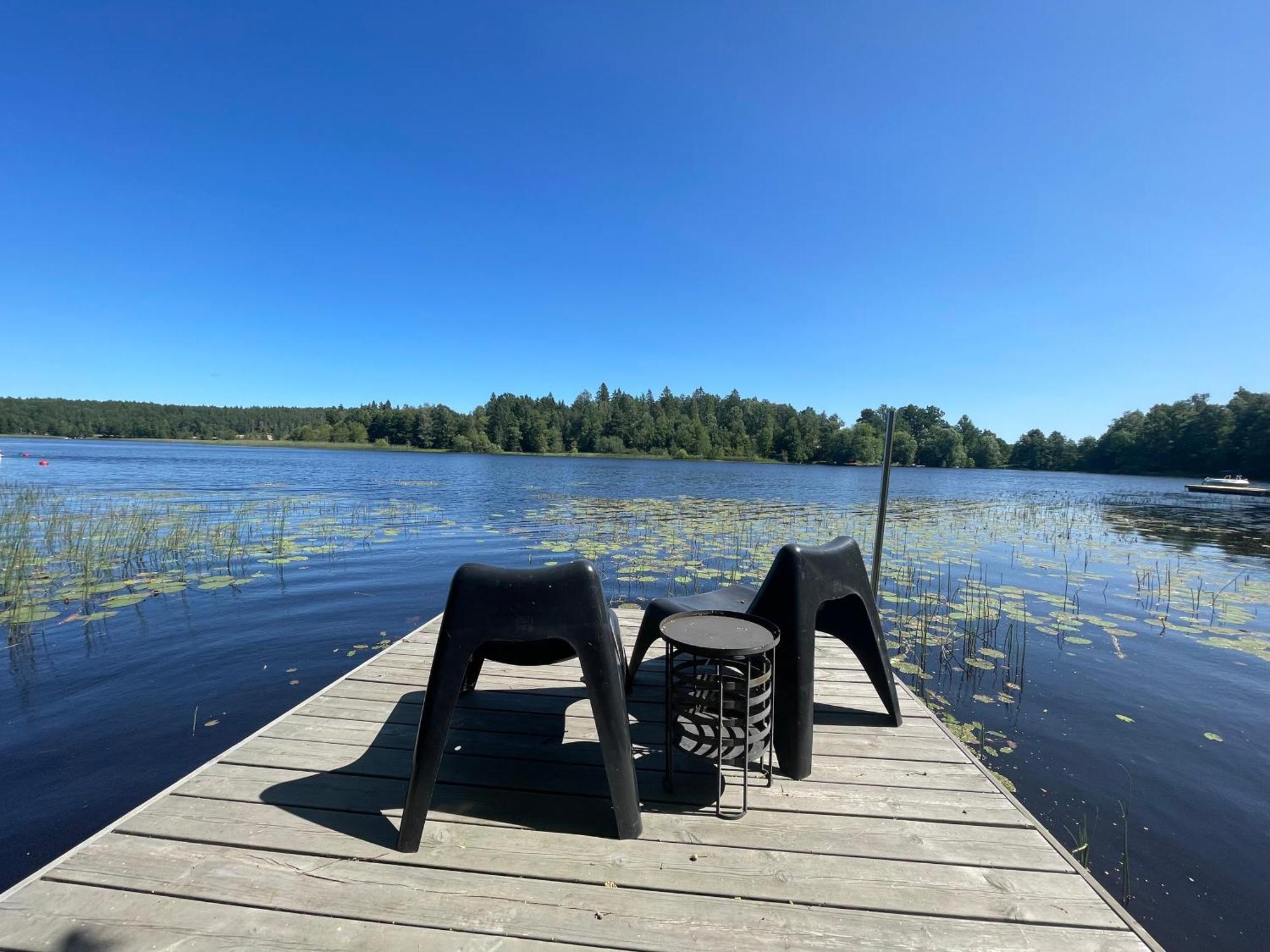 Humlegarden Lake Cottage, Horn Екстер'єр фото